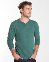 Double Knit Henley - Pineneedle