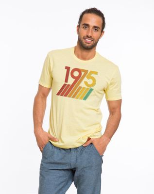 1975 Graphic Tee - Faded Yellow