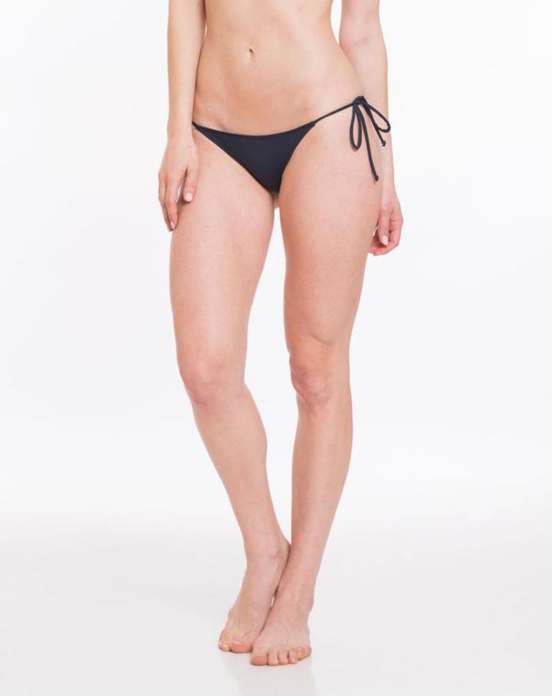 Belvedere String Bikini Bottom - Navy