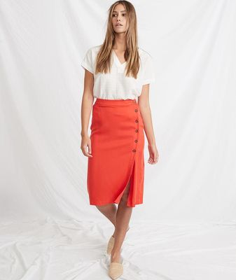 Cecille Skirt Poppy Red