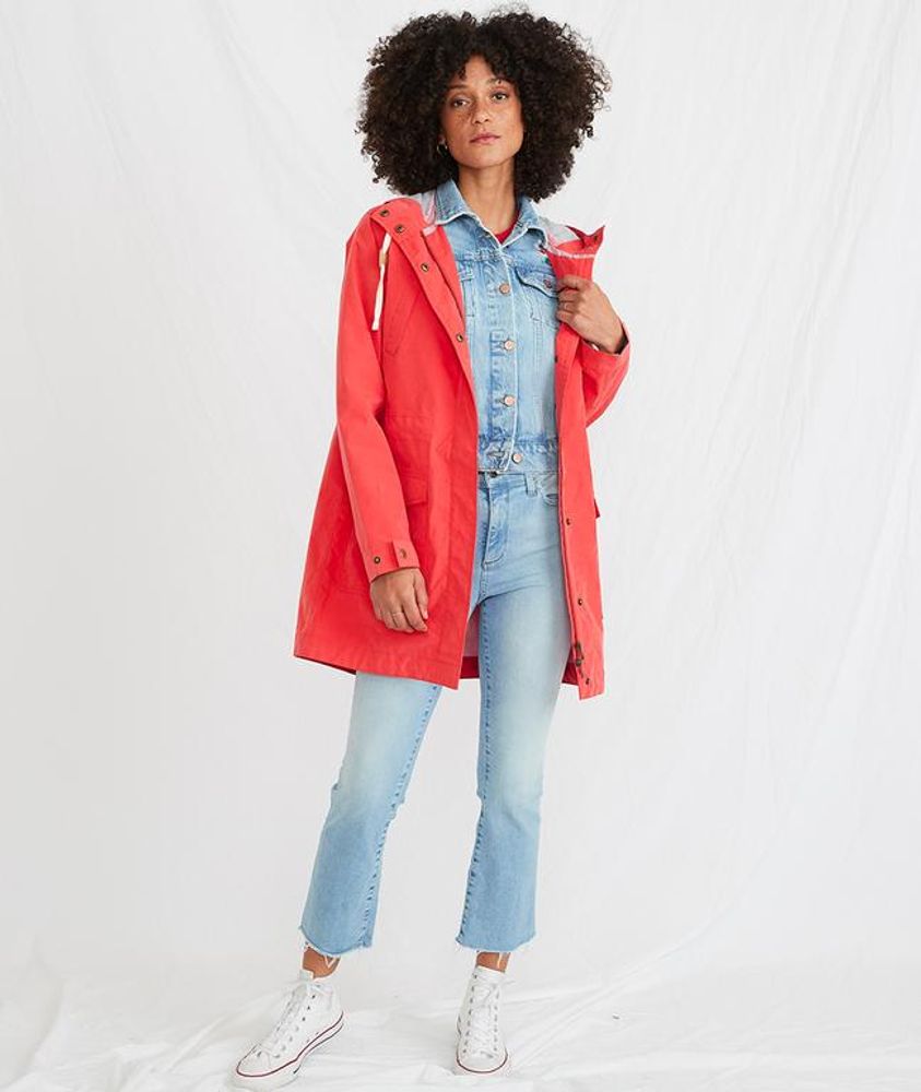 Milie Raincoat Poppy Red