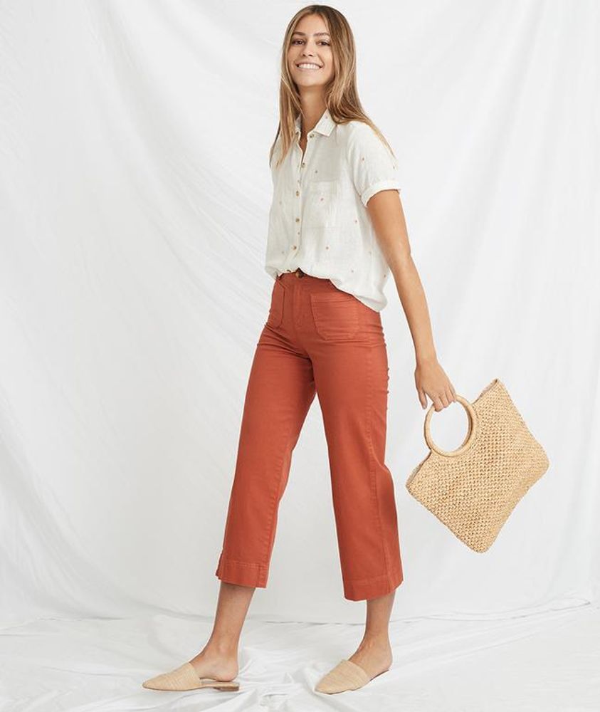 Talia Button Down White