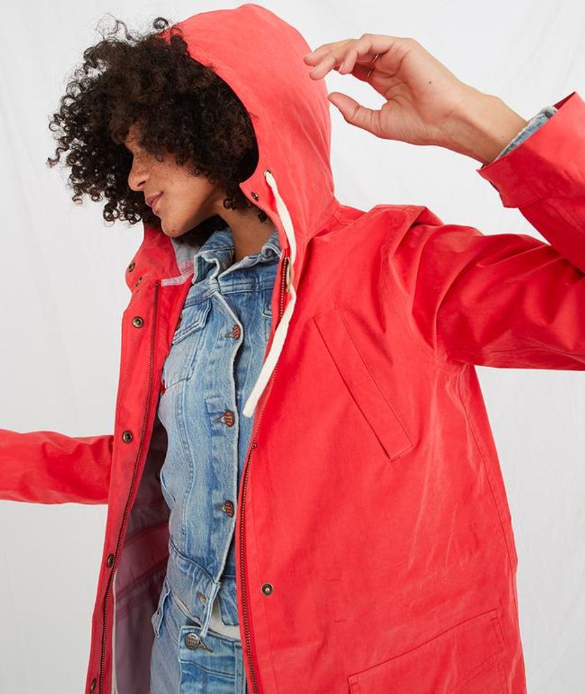 Milie Raincoat Poppy Red