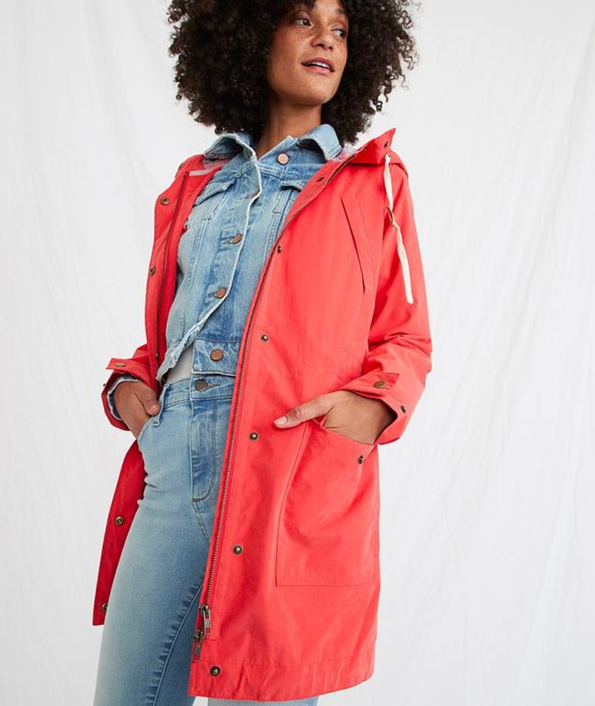 Milie Raincoat Poppy Red