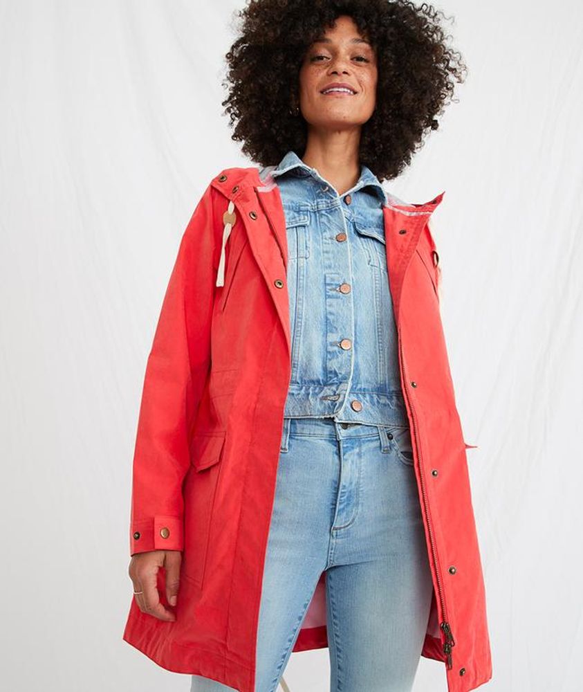 Milie Raincoat Poppy Red