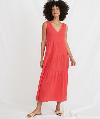 Corinne Maxi Dress Poppy Red