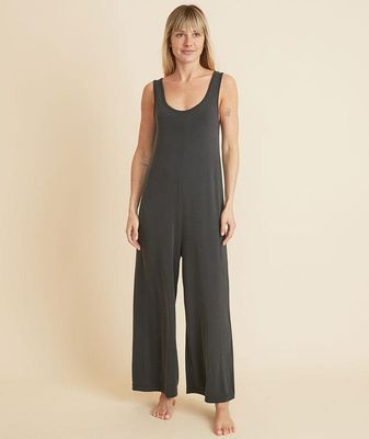 Luxe Rib Jumpsuit Faded Black