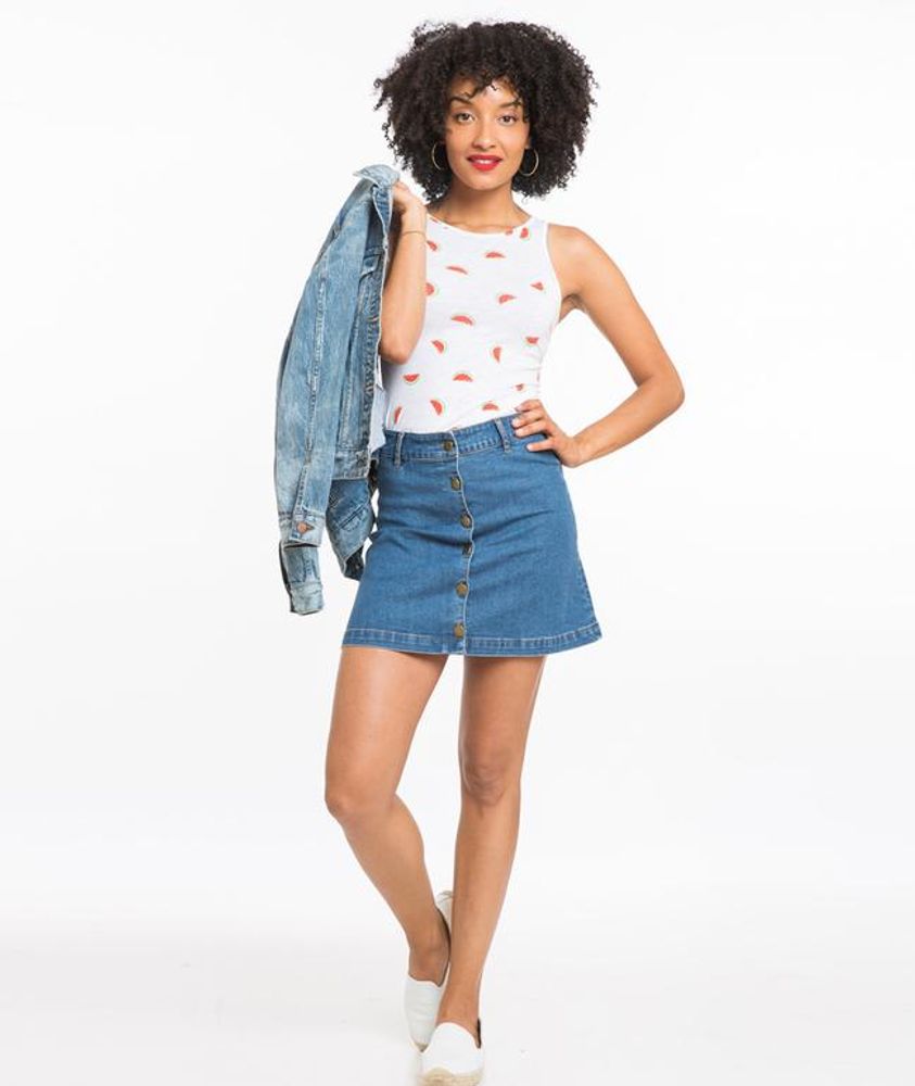 Jackie Denim Skirt