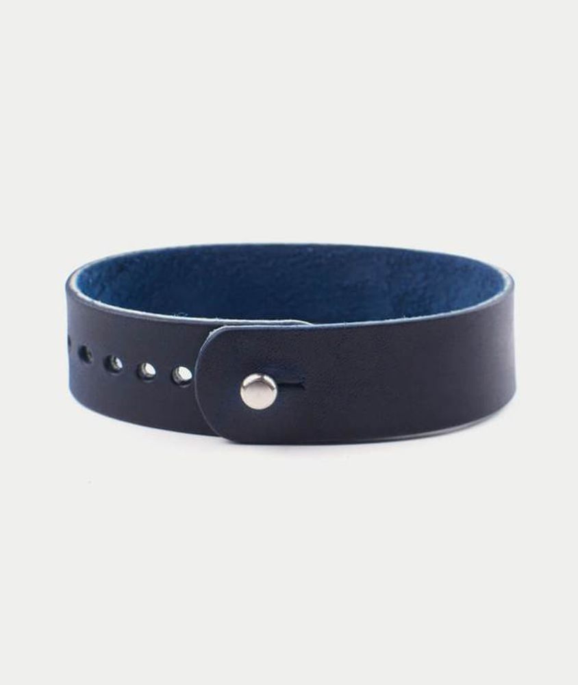 Form.Function.Form Leather Watch Band in Navy Suede