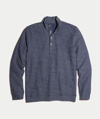 Clayton Pullover Navy Boucle