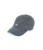 Rainbow Baseball Hat in Black