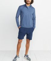 Huntley Sport Quarter Zip Navy Heather