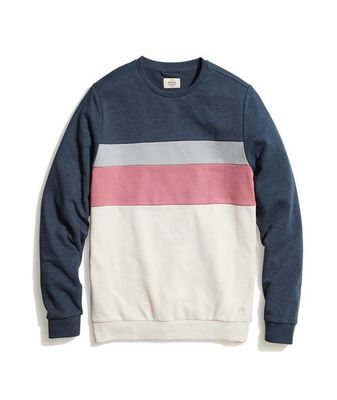 Jordan Sweatshirt Navy/Natural Colorblock