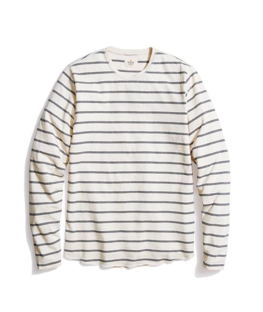 Long-Sleeve Crew-Neck Layering Tee