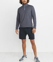 Huntley Sport Quarter Zip Heather Grey