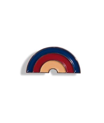 Retro Rainbow Pin