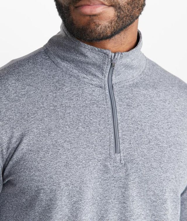 Hobbs Quarter Zip Base Layer (Charcoal Marl)