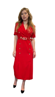 Qlaure Red Dress