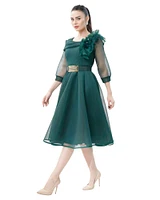 Ellen green dress