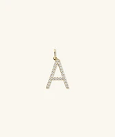 Lab Grown Diamond Oversized Letter Charm