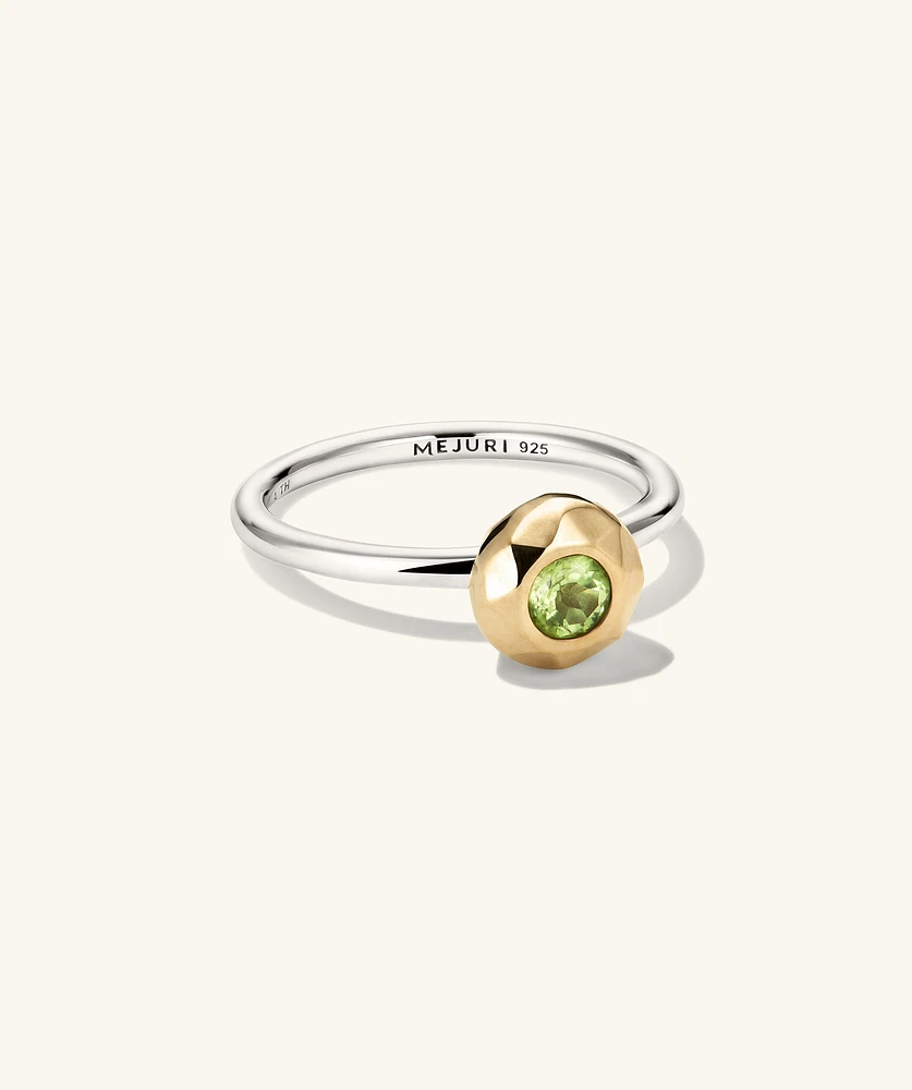 Circle Geo Gem Ring