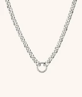 Bold Rolo Chain Charm Necklace