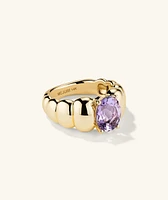 Puffy Charlotte Gemstone Ring