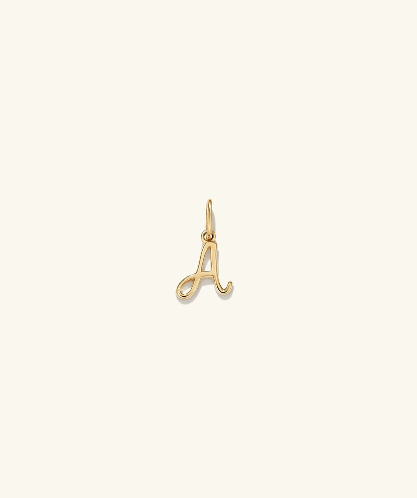 Cursive Letter Charm