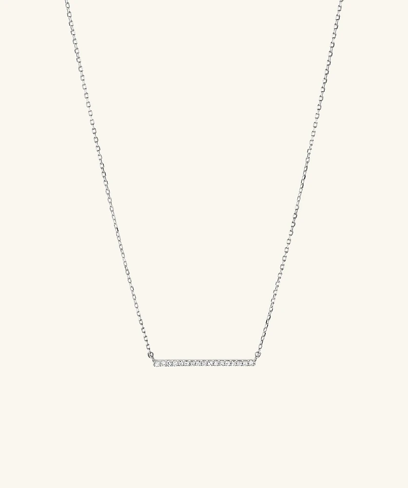 Linear Diamond Necklace