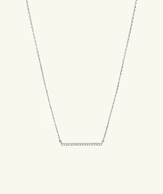 Linear Diamond Necklace