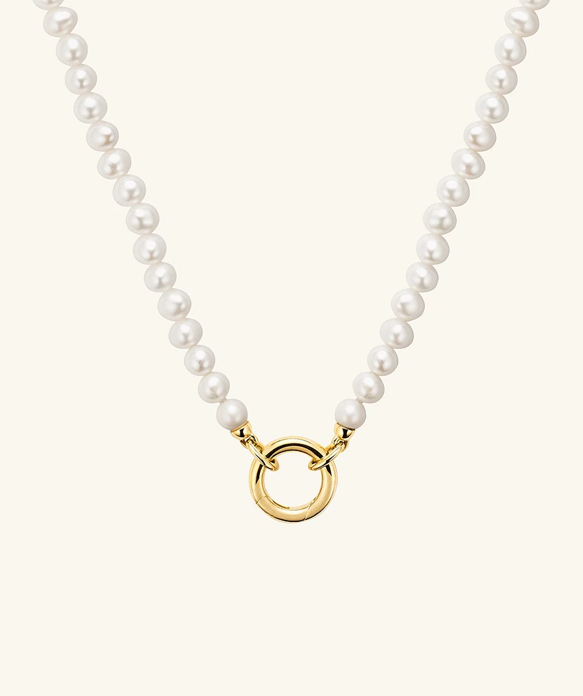 Pearl Charm Necklace