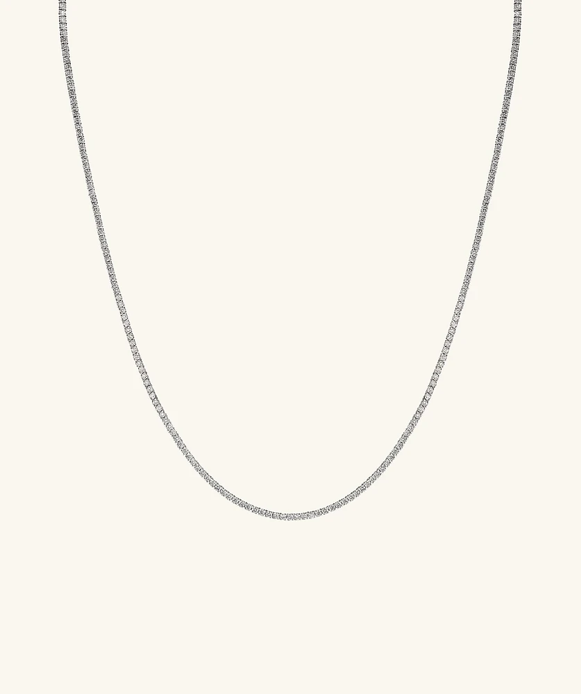 Lab Grown Diamond Tennis Necklace 1.8mm