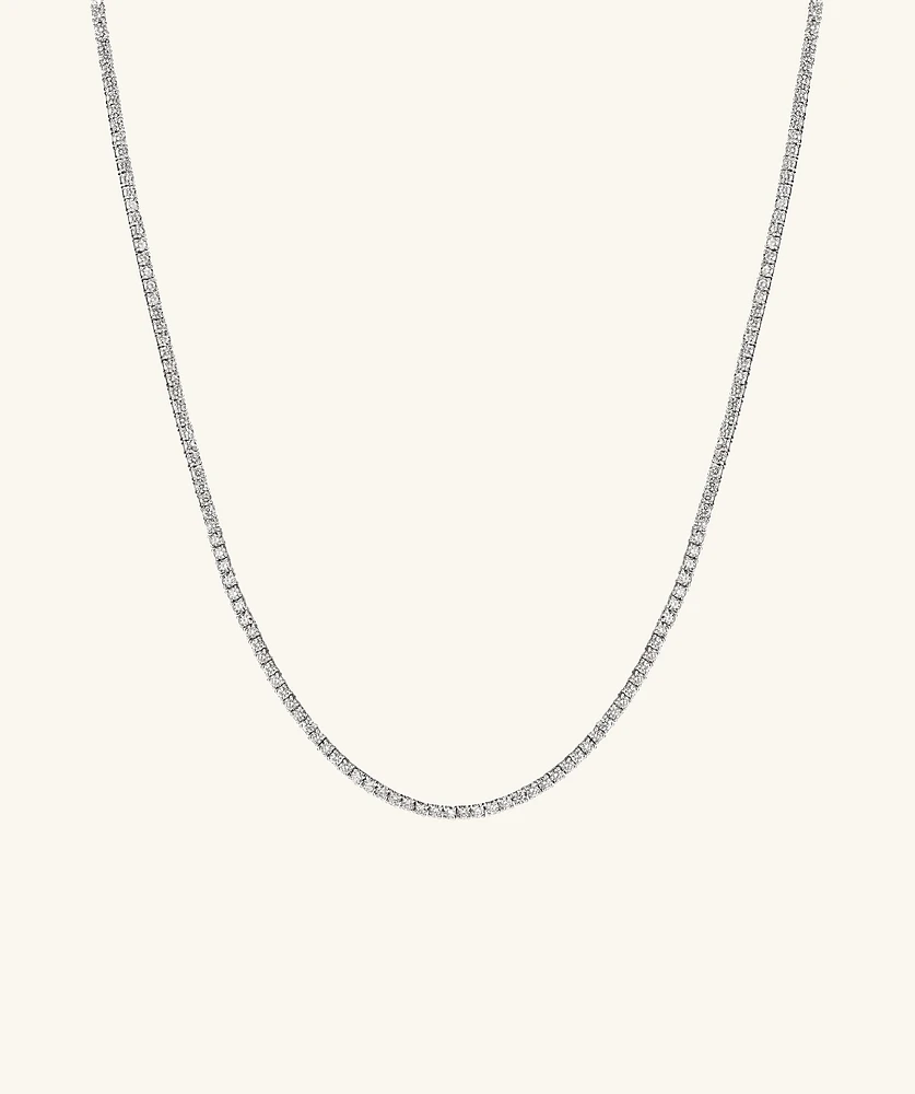 Lab Grown Diamond Tennis Necklace 2.5mm