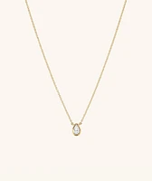 Lab Grown Diamond Pear Necklace