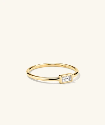 Lab Grown Diamond Baguette Stacker Ring