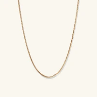 Round Box Chain Necklace