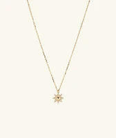 PavÃ© Diamond Sunburst Necklace