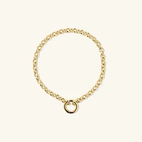 Rolo Chain Charm Bracelet