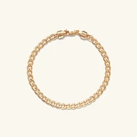 Flat Curb Chain Bracelet