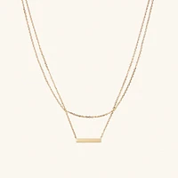 Layered Bar Necklace