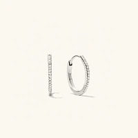 PavÃ© Diamond Small Hoops