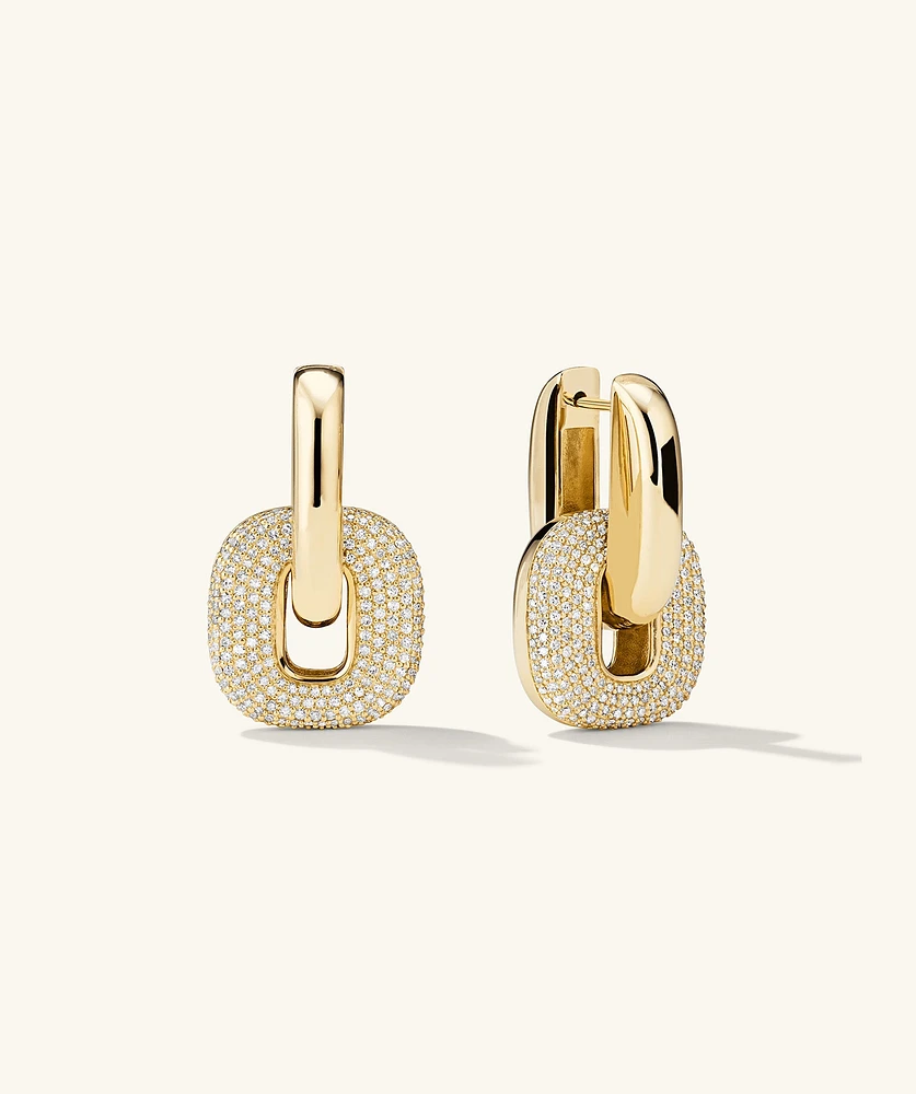 PavÃ© Diamond Stevie Hoops