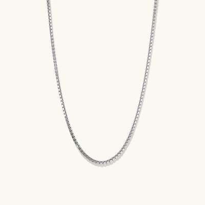 Square Box Chain Necklace