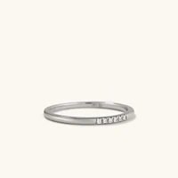 Diamonds Line Ring