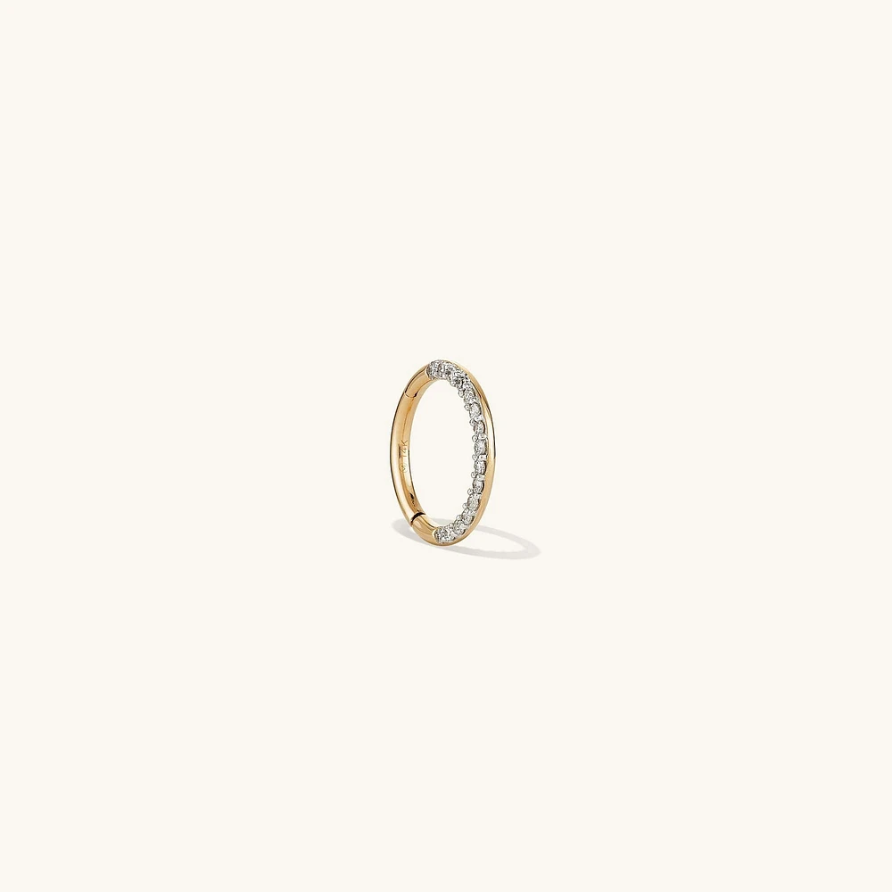 Cartilage PavÃ© Diamond Mini Hoop