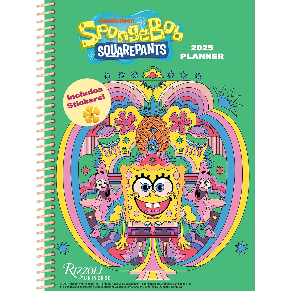 Spongebob Squarepants Planner 2025 Calendar - Online Exclusive