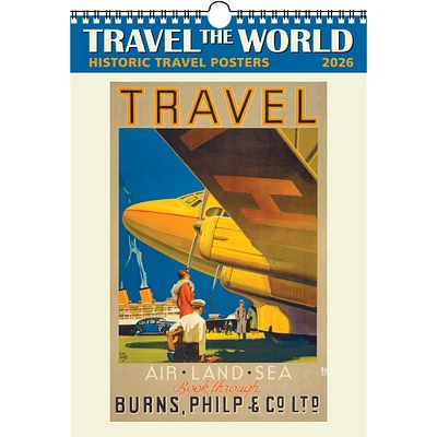 Travel The World 2026 Poster Calendar