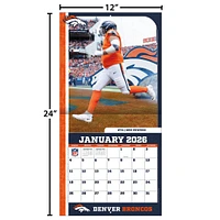 NFL Denver Broncos 2026 Wall Calendar - Online Exclusive