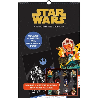 Star Wars 2026 Poster Calendar