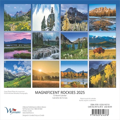 Magnificent Rockies Mini 2025 Calendar - Online Exclusive